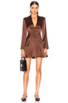 Miaou Margot Dress In Brown