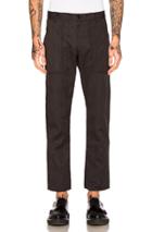 Comme Des Garcons Shirt Cotton Suiting Pants In Black,stripes