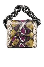 Marques ' Almeida Chain Bag In Brown,purple,animal