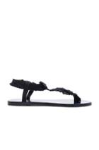 Avec Moderation Ischia Sandals In Black