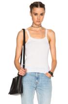 T By Alexander Wang Strappy Tank Top In White
