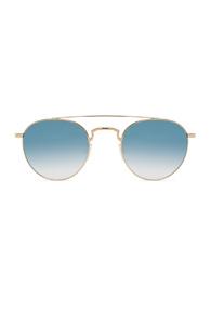Barton Perreira Vashon Sunglasses In Metallics