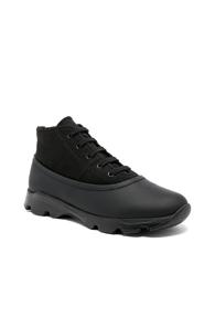 Marni Canvas & Leather Sneakers In Black