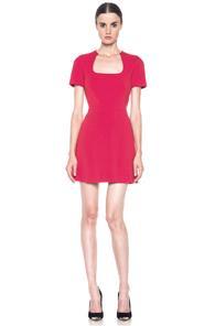 Alexander Mcqueen Mini Dress In Red