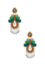 Mercedes Salazar Curubas Earrings In Blue,orange