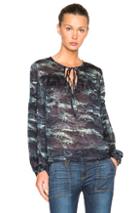 Calvin Rucker Inside Your Heaven Top In Blue,abstract