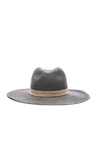 Janessa Leone Dahlia Wide Brim Hat In Gray