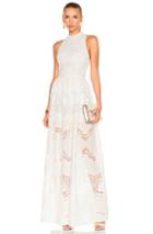 Sandra Mansour Nuit Etoilee Dress In White