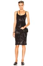 Raquel Allegra Layering Tank Dress In Black,ombre & Tie Dye