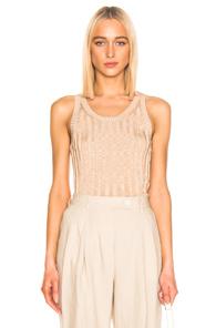 Acne Studios Katrina Tank Top In Brown,neutral