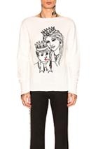 Enfants Riches Deprimes Parental Infanticide Intarsia Knit Sweater In White