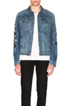 Helmut Lang Mr87 Destroy Jacket In Blue