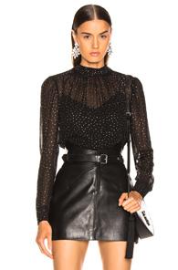 Veronica Beard Mena Top In Black