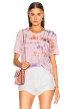 Raquel Allegra Mens Tee In Ombre & Tie Dye,pink,purple