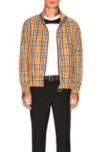 Burberry Peckham Jacket In Checkered & Plaid,neutrals
