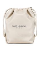Saint Laurent Pouch Bag In White
