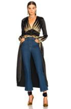 Attico Suzanne 2 Sequin Top In Black,metallics