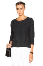 James Perse Cashmere Cropped Sweater In Gray