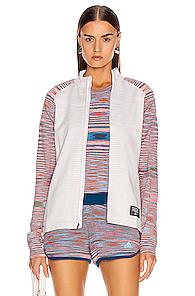Adidas By Missoni Phx Jacket In Blue,orange,stripes