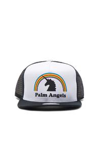Palm Angels Unicorns Do Exist Cap In Black,white