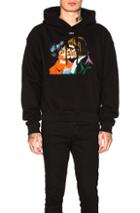 Off-white Kiss Over Hoodie In Black