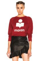 Isabel Marant Etoile Milly Marant Crewneck Sweatshirt In Red