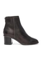 Rag & Bone Leather Willow Stud Boots In Black