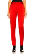 Msgm Trousers In Red