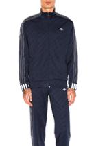 Adidas By Alexander Wang Jacquard Track Jacket In Blue