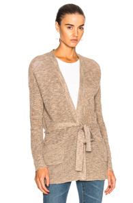 Ag Adriano Goldschmied Amara Cardigan In Brown