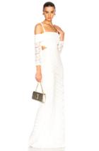 Houghton For Fwrd Chase Gown In White