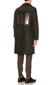 Junya Watanabe Solar Panel Coat In Green