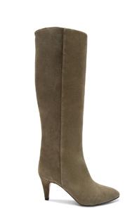Isabel Marant Suede Latsen Boots In Gray,neutrals
