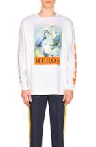 Heron Preston Herons Long Sleeve Tee In White