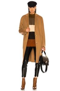 Acne Studios Avalon Double Coat In Neutrals