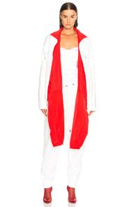 Y Project Double Bomber Jacket In Red,white