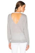 Opening Ceremony Trompe L'oeil Top In Gray