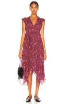 Ulla Johnson Ressie Dress In Floral,pink,purple