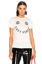 Ganni Easy Peasy Tee In White