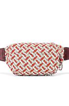 Burberry Sonny Monogram Crossbody Bag In Abstract,orange