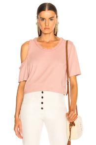 Raquel Allegra Cut Out Men's Tee In Pink