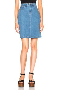 A.p.c. High Standard Skirt In Blue