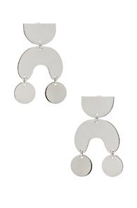 Modern Weaving Teeny Tiny Moon Dancer Earrings In Metallics