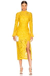 Alexis Fala Dress In Yellow