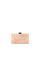 Edie Parker Jean Color Block Clutch In Orange