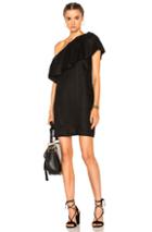Mara Hoffman One Shoulder Mini Dress In Black