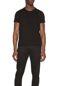 Drkshdw By Rick Owens Short Tee In Black