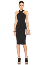 Nicholas Techno Curve Dress In Black