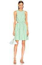 Jil Sander Sleeveless Dress In Green