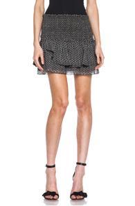 Isabel Marant Aura Silk Skirt In Black